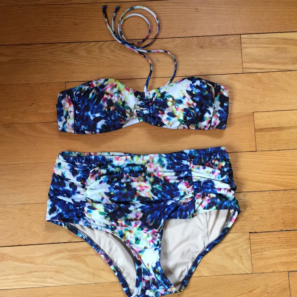 Victoria Secret high waisted bikini bathing suit M